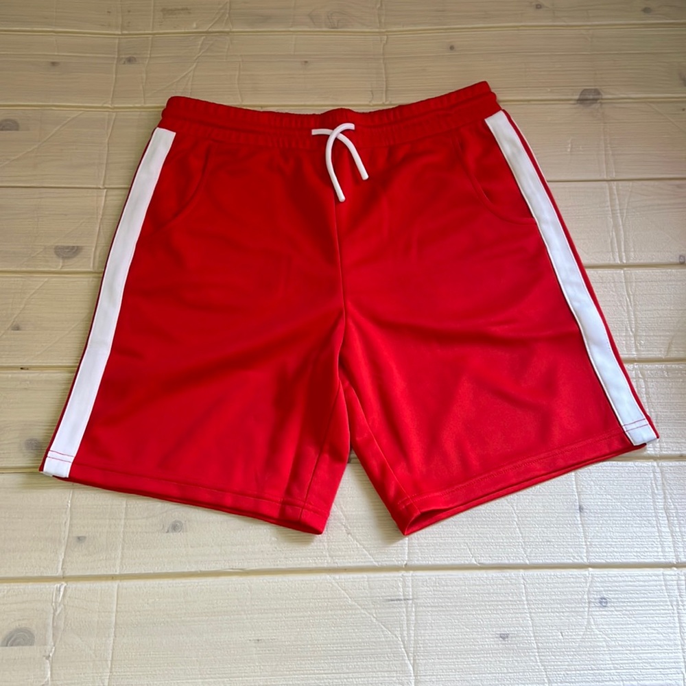 Kids boys red short  art class NWT